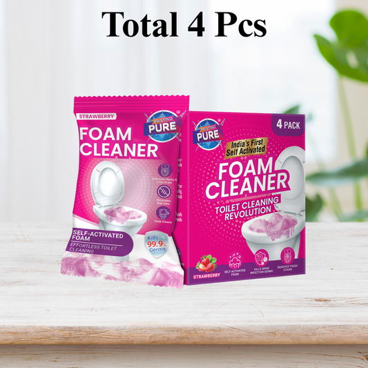 Pristino Pure 4-in-1 Deep Cleaning Combo – Powder, Liquid, Drain Cleaner & Foam | Multi-Surface Shine & Hygiene | 1599 ₹