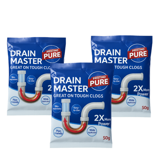 Powerful Drain Cleaning Powder, 50g Pack - Pristino Pure Drain Master (COMBO 3)