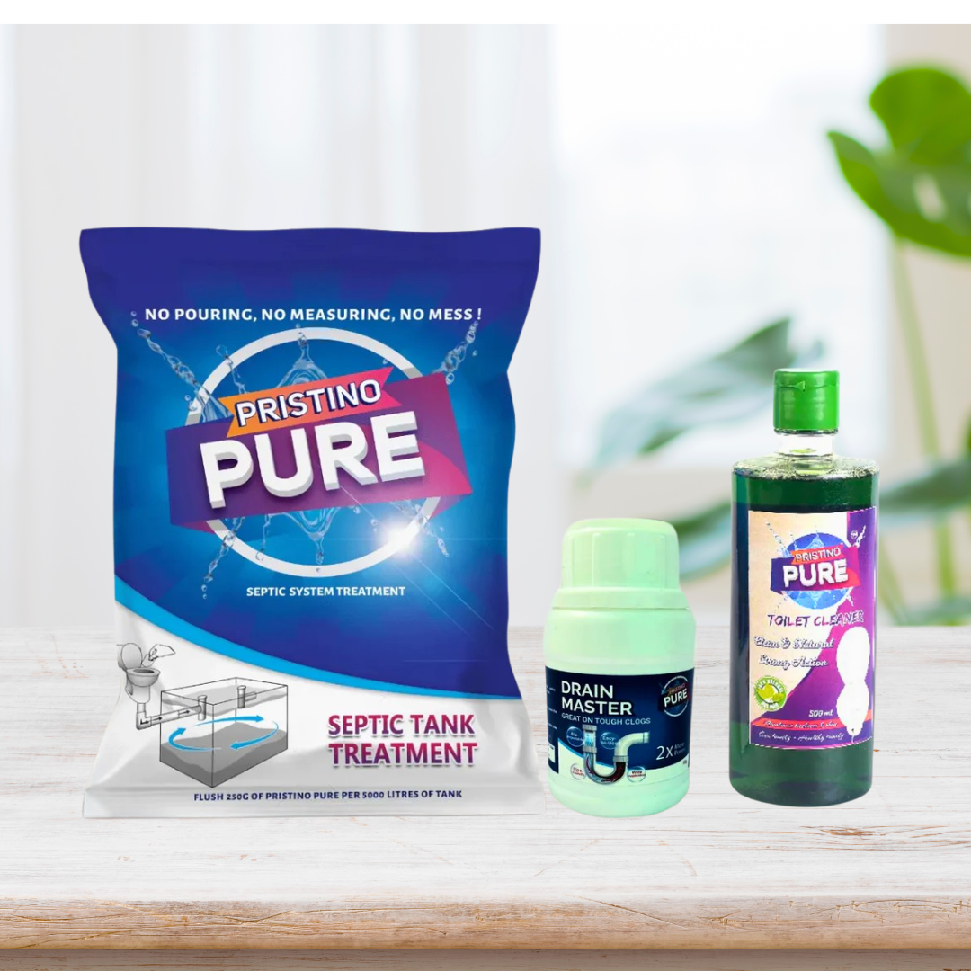 PRISTINO PURE POWDER+liquid+drain cleaner
