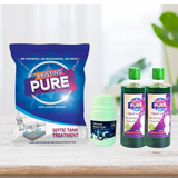 PRISTINO PURE POWDER+2 liquid+drain cleaner