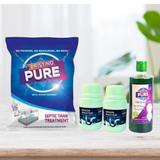 Powerful Drain Cleaning Powder, Toilet Cleaner Liquid - 2 Drain master powder (COMBO )